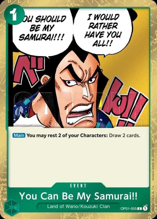 You Can Be My Samurai!!